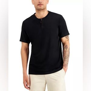 Alfani Men’s Black Henley T-shirt